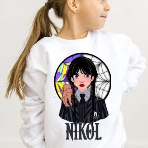 Majica Toni "Wednesday" sa imenom po želji