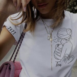 Majica "Mama" sa imenom i godinom po želji