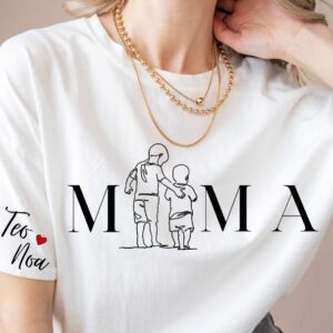 Majica "Mama" sa imenima djece po želji