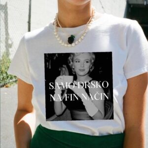 Majica "Samo drsko na fin način"